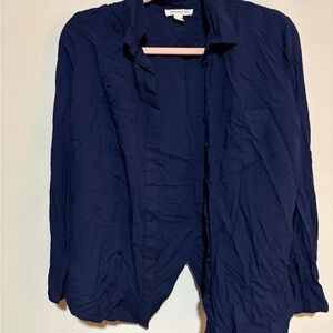 beachlunchlounge Navy Button Down Shirt